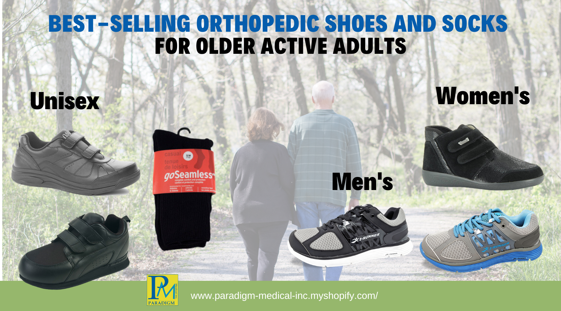 Great Orthopedic Footwear and Socks for Older Active Adults