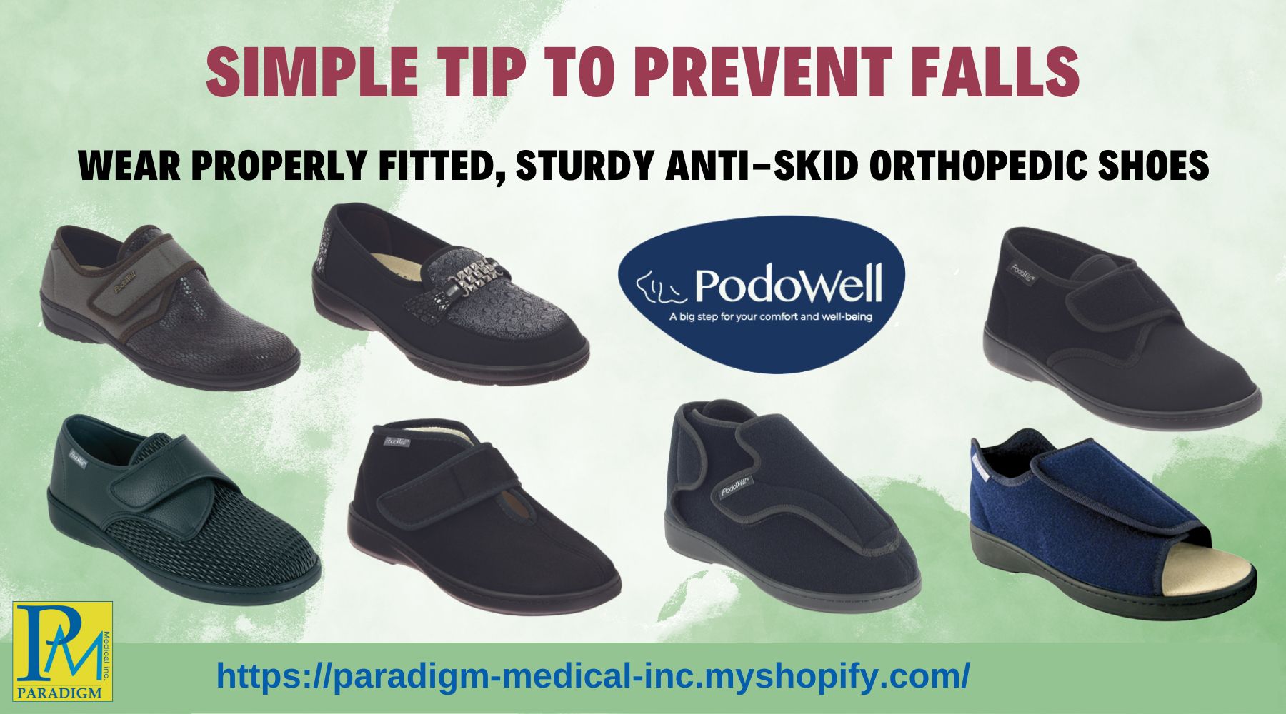 Preventing Falls and Risk of Death by Wearing the Correct Anti-Skid Orthopedic Footwear