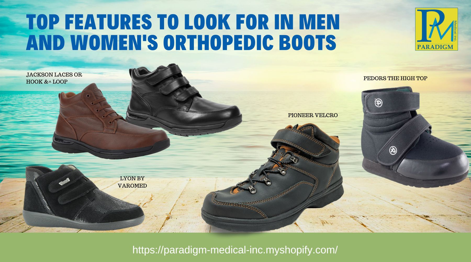 Top Features to look for in Women's and Men's Orthopedic Boots