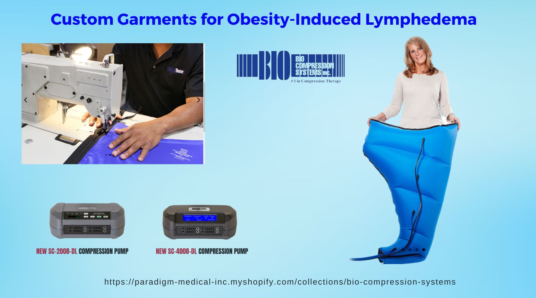 BioCompression Custom Made Solutions for Obesity-Induced Lymphedema