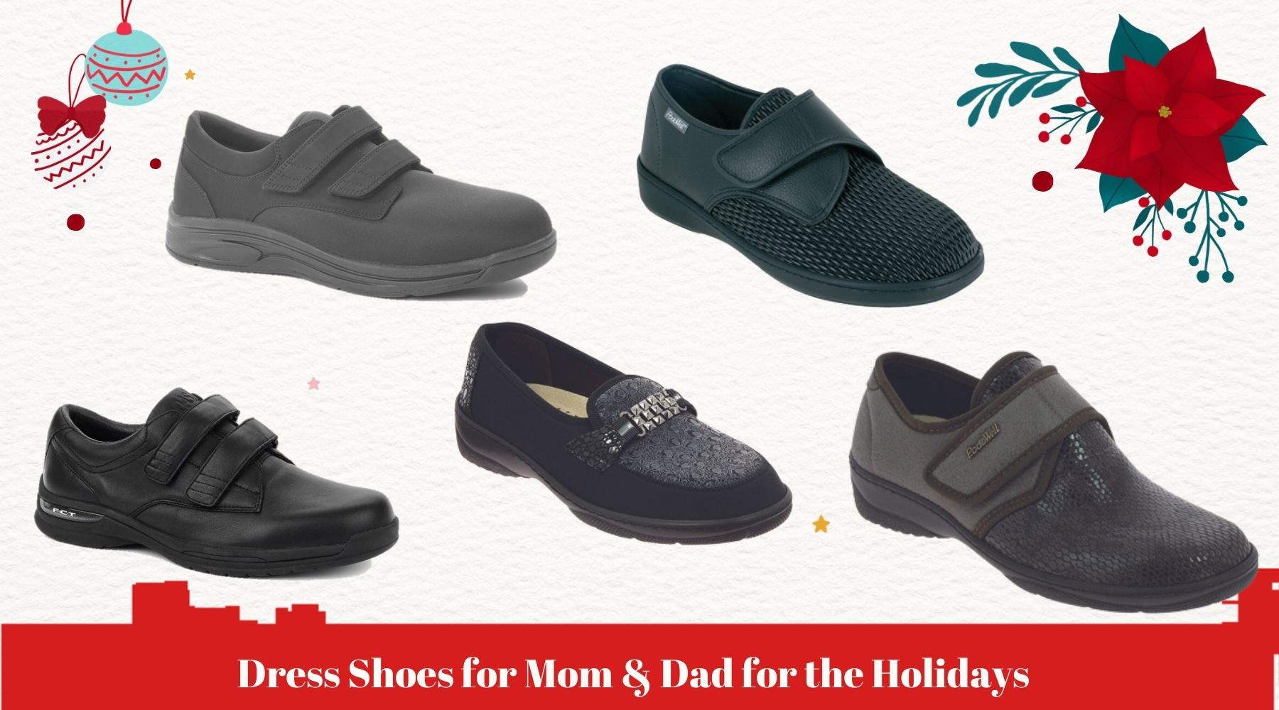With the holidays around the corner, it's time to get those much-needed ORTHOPEDIC DRESS shoes!