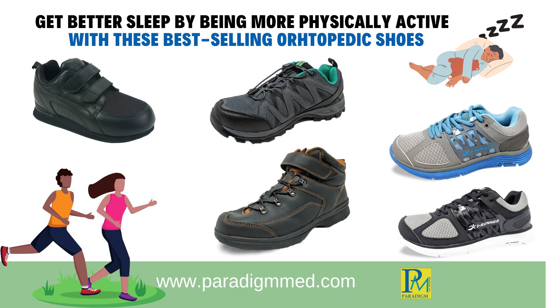Get Better Sleep by Being More Physically Active with these Best-Selling Orthopedic Footwear