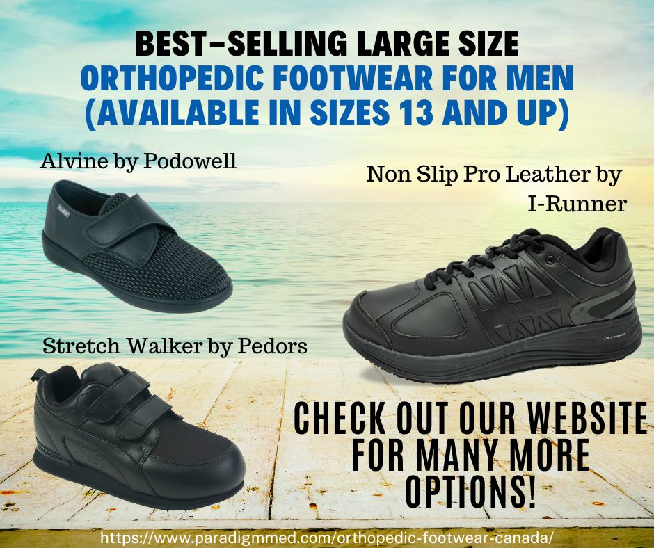 Orthopedic Footwear for Big and Tall Men