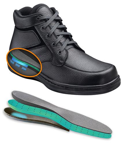 Orthopedic edma lymphedema orthotic shoes comfortable Canada orthofeet leather