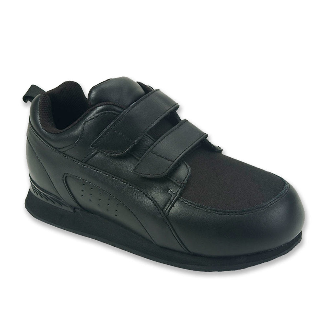 Walking Shoes Old Person Velcro Shoes Stretch Walker Black Stretch