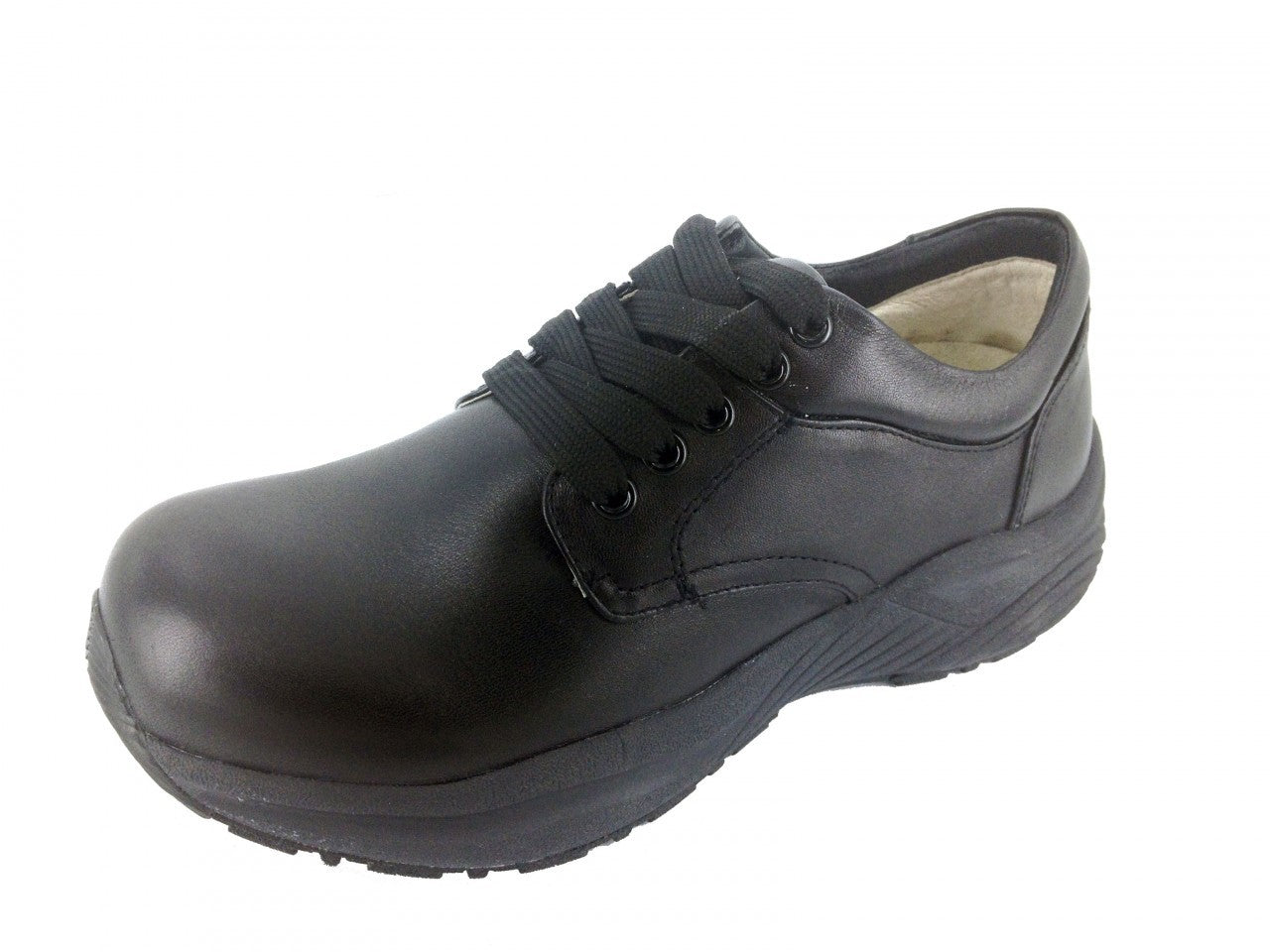 swelling wide extra wide athletic hiker diabetes heel pain neurophaty swollen sore feet orthopedic shoes canada anti-slip anti-skid black leather laces