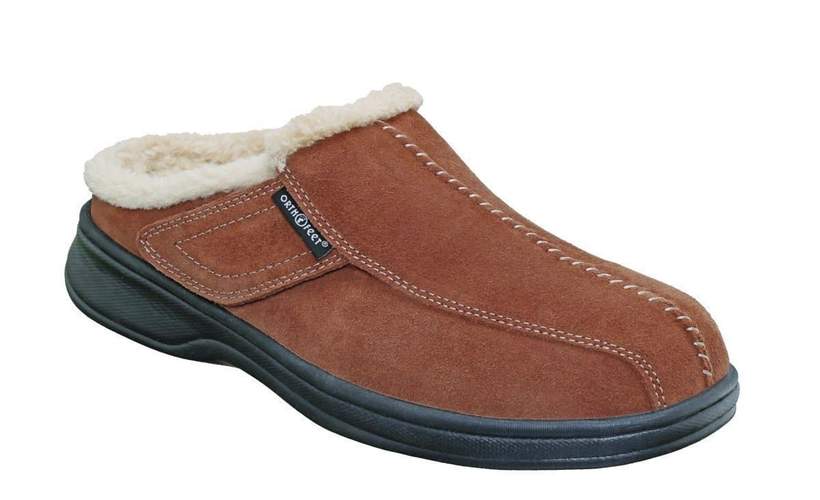Orthopedic edma lymphedema orthotic shoes comfortable Canada orthofeet slippers cozy warm