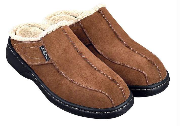 Orthopedic edma lymphedema orthotic shoes comfortable Canada orthofeet slippers cozy warm