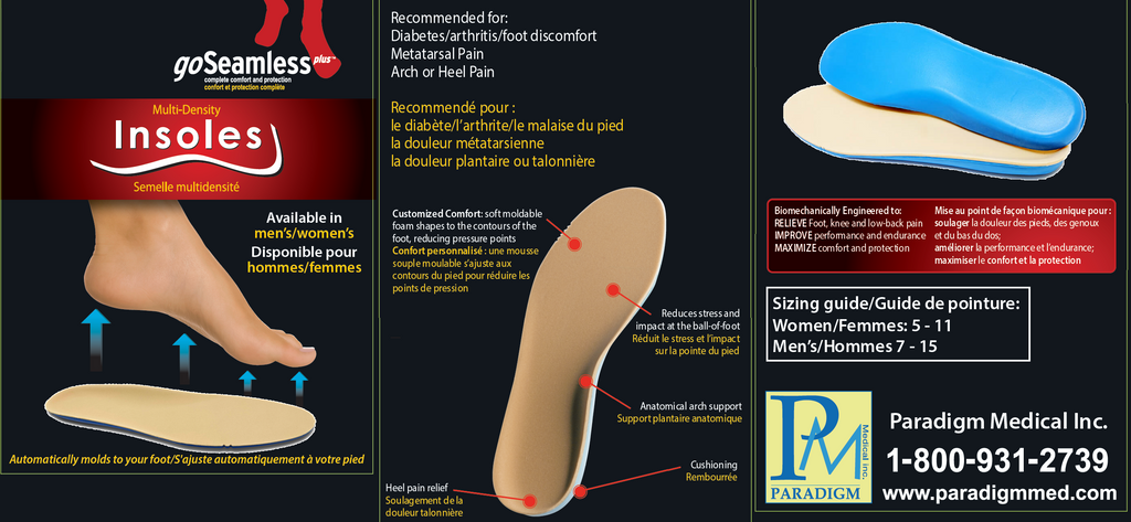 Insoles with pressure 2025 points for back pain