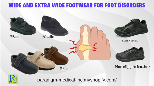 Best Wide and Extra Wide Footwear for Men and Women Suffering from Foot Disorders