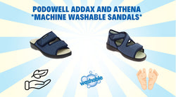 Machine Washable Orthopedic Sandals: Addax and Athena