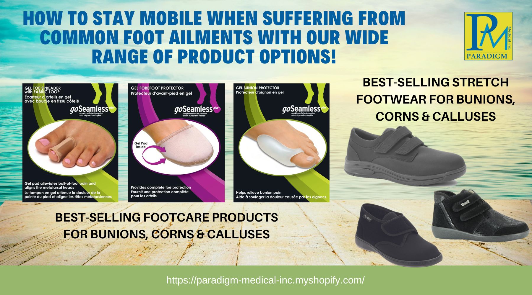 How to stay mobile when suffering from common foot ailments with our wide range of product options!