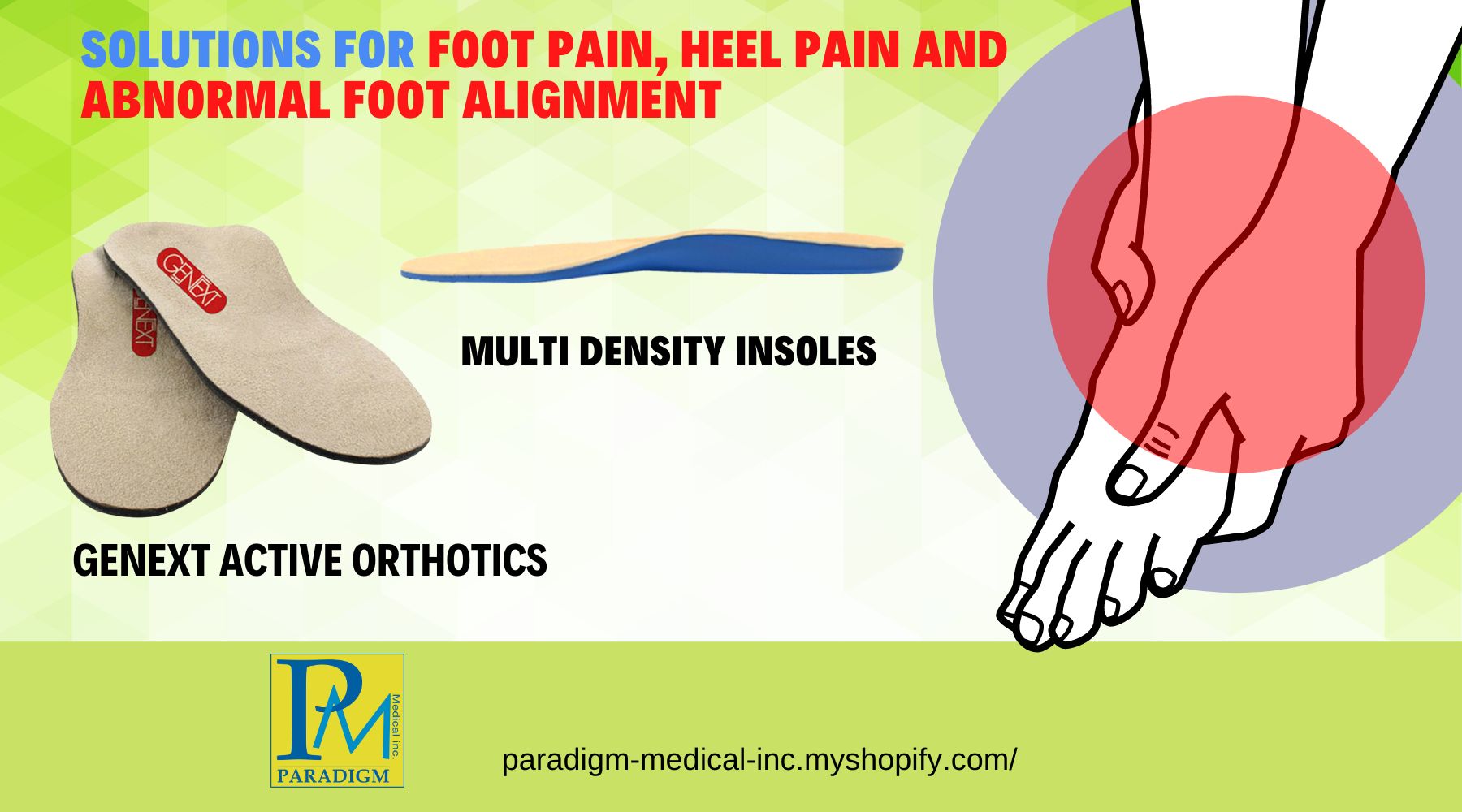 Solutions for Poor Foot Alignment,  Abnormal Foot Alignment and Foot Pain