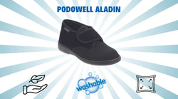 Feel like Your Floating, it's magical! ALADIN, the Soft Top Lightweight Orthopedic Shoe!