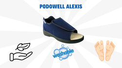 Easy On, Easy Off: Wide Adjustable PODOWELL ALEXIS