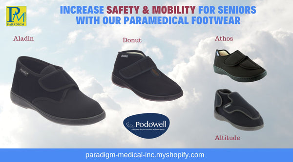 Podowell's Paramedical Footwear - Available only at Paradigm Medical!