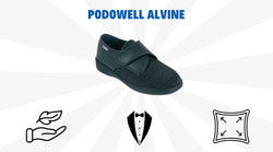 Walk with Confidence with Podowell Alvine, the Pain-Free Stretchable Dress Shoe