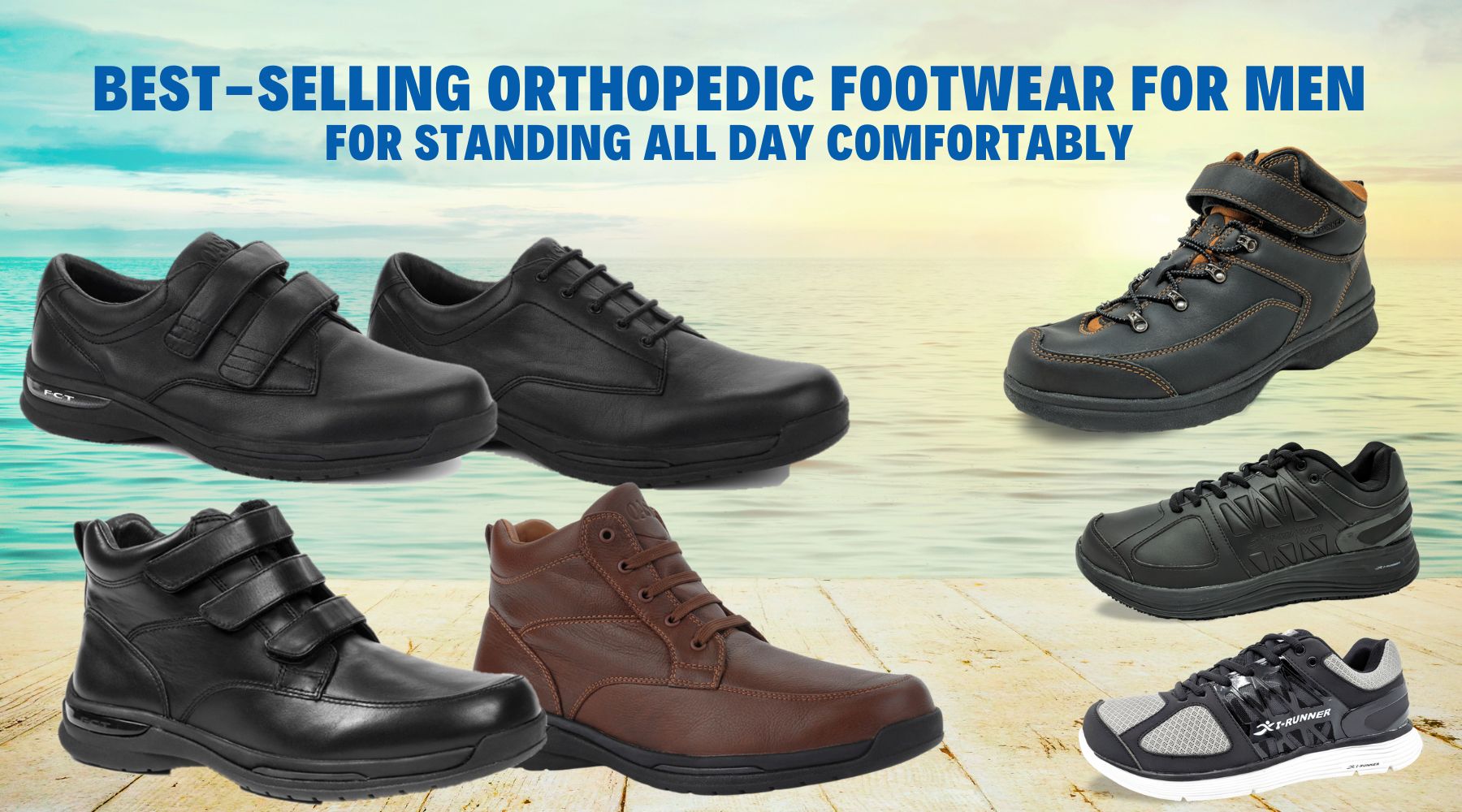 BEST MEN'S ORTHOPEDIC SHOES FOR STANDING ALL DAY COMFORTABLY.