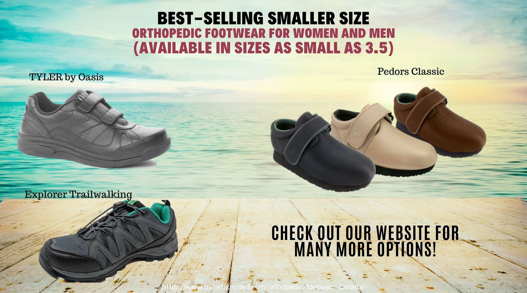 Orthopedic Footwear for People with SMALLER Feet