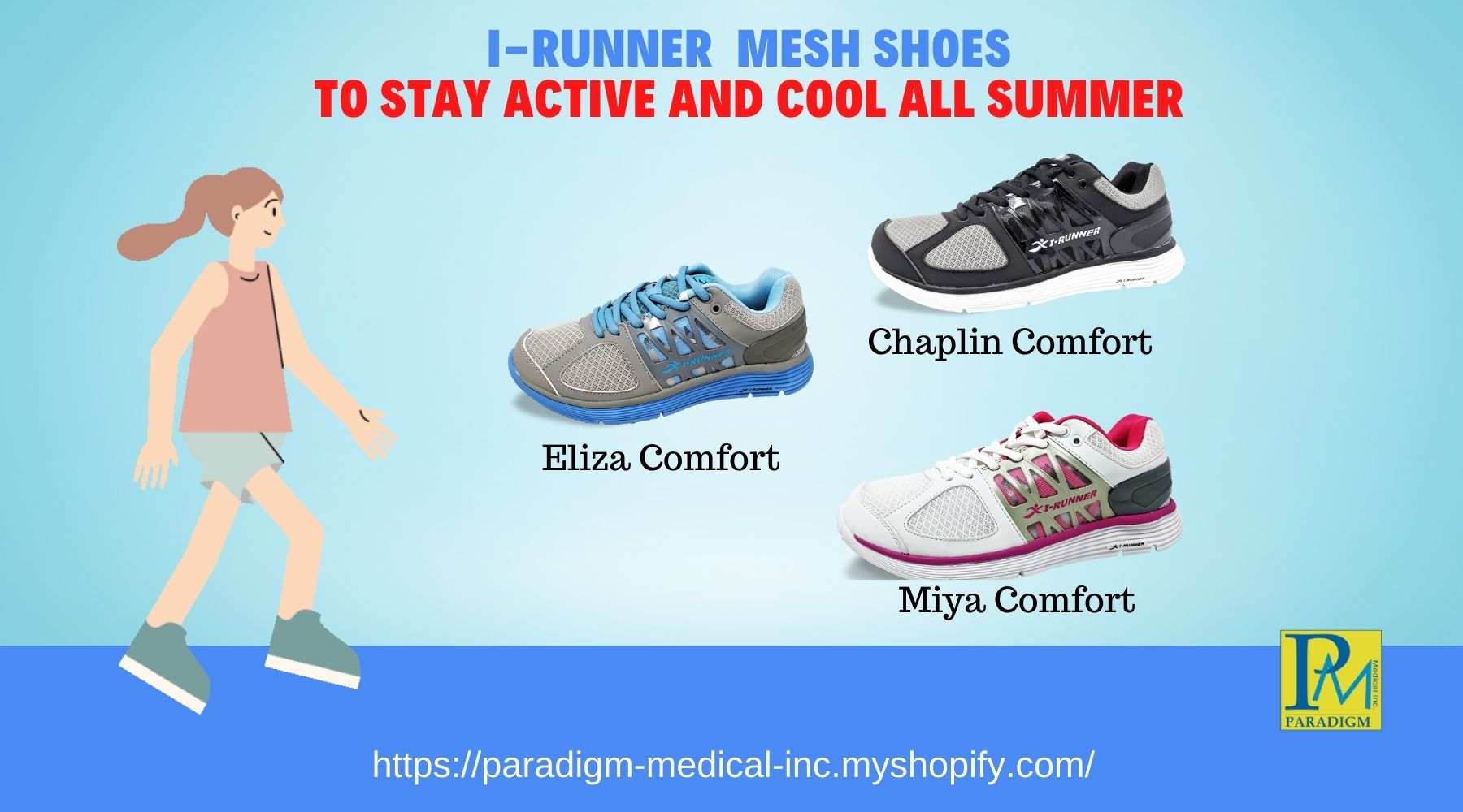 Stay Cool during Hot Summer Activities with I-Runner Mesh Shoes!