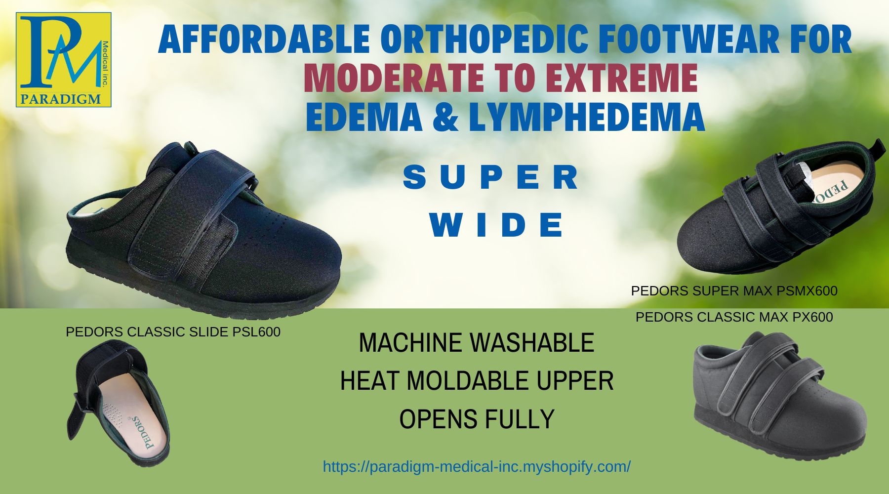 Specialty Footwear for Moderate to Severe Lymphedema