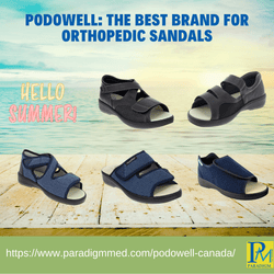 Safe & Comfortable Spring and Summer Sandals by PODOWELL