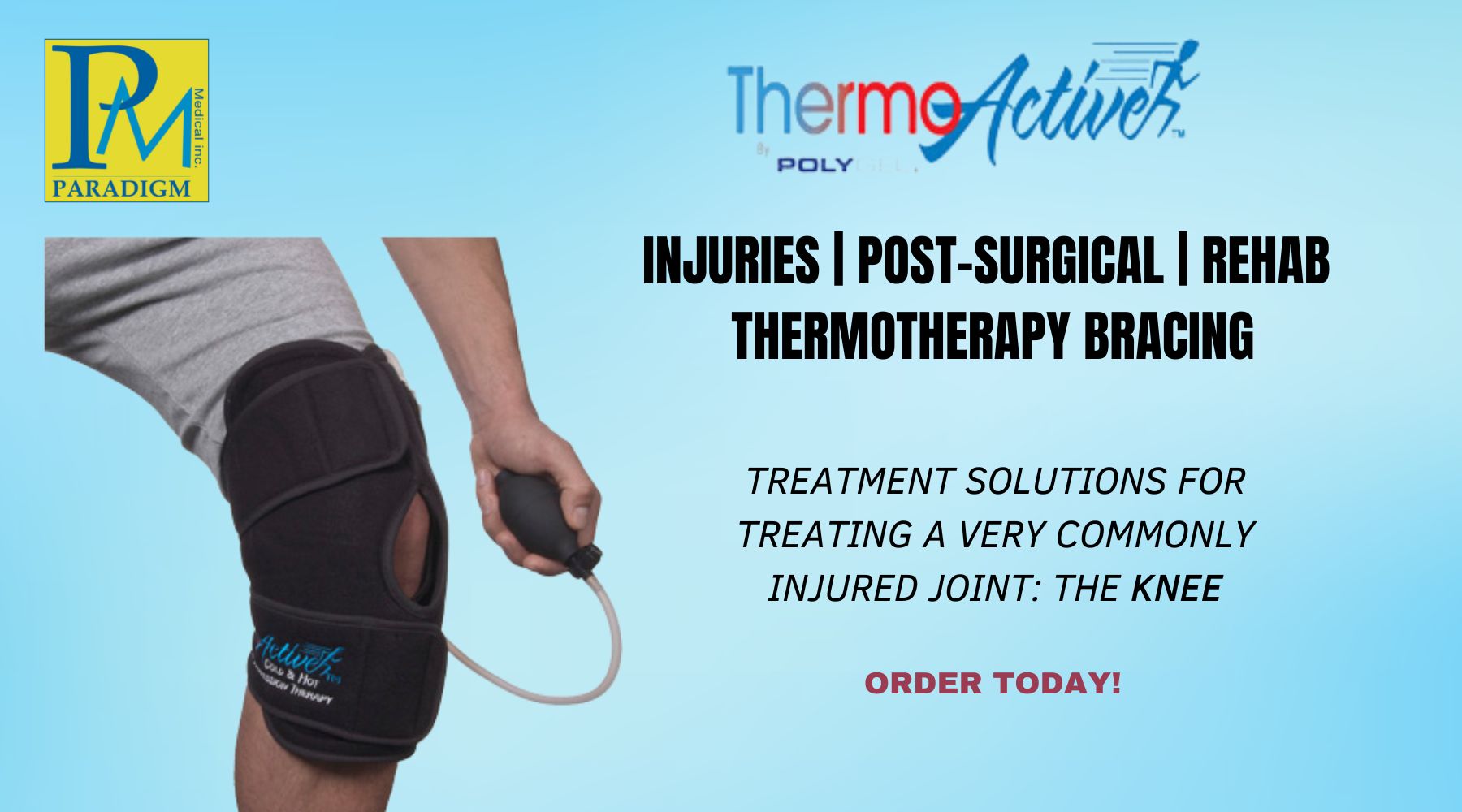 BENEFITS OF USING INTERMITTENT HOT, COLD AND COMPRESSION THERAPY TO TREAT AND MANAGE KNEE INJURIES.