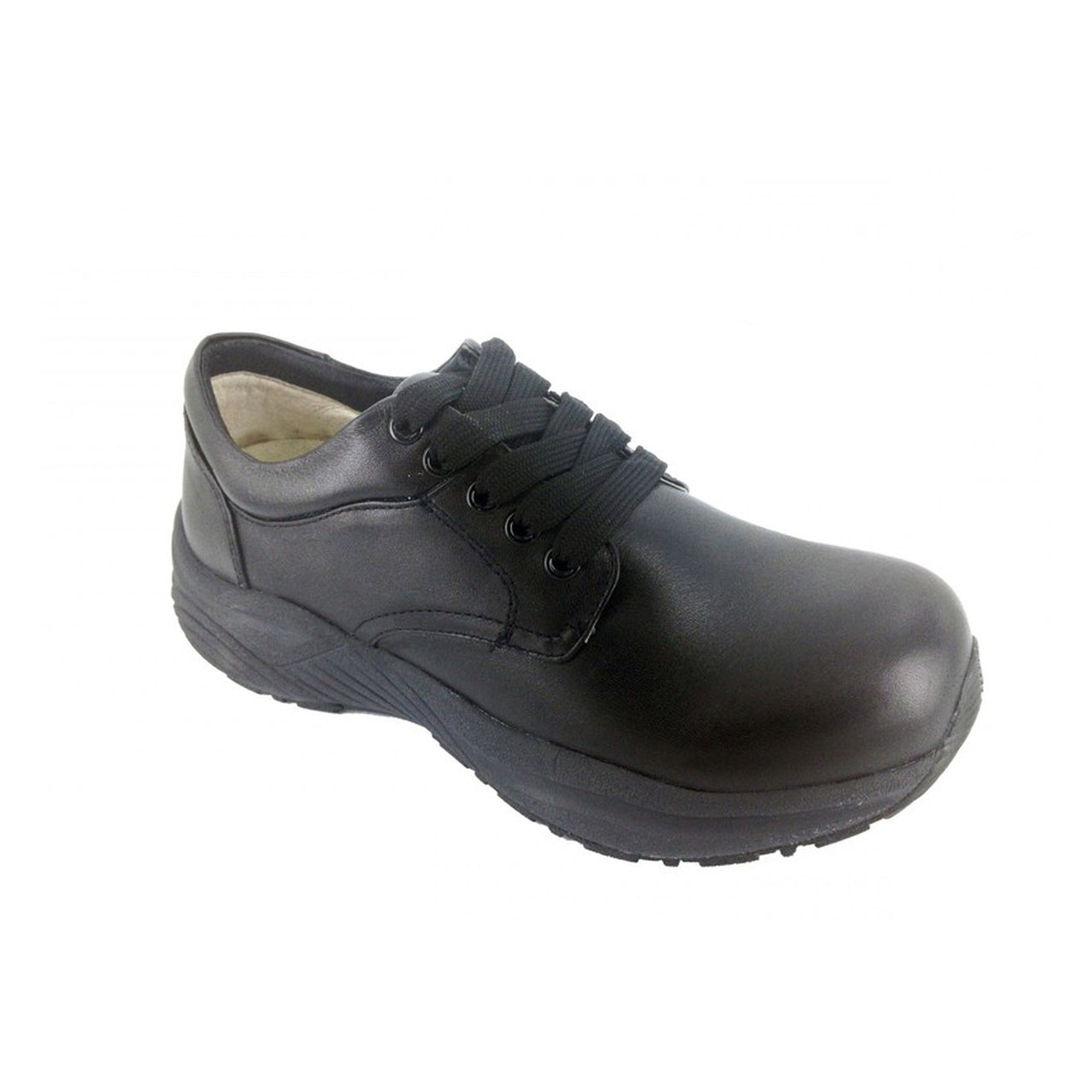 swelling wide extra wide athletic hiker diabetes heel pain neurophaty swollen sore feet orthopedic shoes  canada anti-slip anti-skid black leather laces