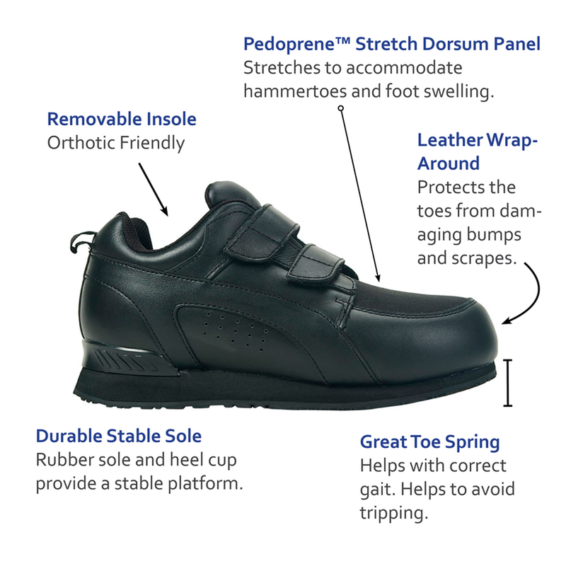 Men's shoes for severe edema on sale
