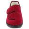 Podowell canada france slippers sandals comfort extra wide anti-skid adjustable red wine bordeaux